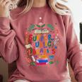 Support Public Libraries Book Nerd Outfit For Book Lovers Comfort Colors Sweatshirt Orchid