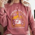 Suriel Tea Co Hot Or Cold Always Fresh Reader Book Lover Comfort Colors Sweatshirt Orchid Suriel Tea Co Hot Or Cold Always Fresh Reader Book Lover Comfort Colors Sweatshirt Orchid