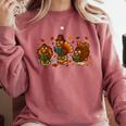 Teacher Fall Thanksgiving Turkey Reading Books Lovers Comfort Colors Sweatshirt Orchid Teacher Fall Thanksgiving Turkey Reading Books Lovers Comfort Colors Sweatshirt Orchid