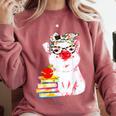 Teacher Pig Cute Farm Animal Book Lover School Student For Men Women Kids Comfort Colors Sweatshirt Orchid Teacher Pig Cute Farm Animal Book Lover School Student For Men Women Kids Comfort Colors Sweatshirt Orchid