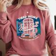 Tired Moms Book Club Coffee Chaos And Chapters Graphic Comfort Colors Sweatshirt Orchid Tired Moms Book Club Coffee Chaos And Chapters Graphic Comfort Colors Sweatshirt Orchid