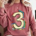 Toddler 3rd Birthday Books Themed 3 Year Old Boys Kids Girls Comfort Colors Sweatshirt Orchid Toddler 3rd Birthday Books Themed 3 Year Old Boys Kids Girls Comfort Colors Sweatshirt Orchid