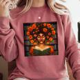 History Month Black Afro Girl Women Book Lovers Comfort Colors Sweatshirt Orchid History Month Black Afro Girl Women Book Lovers Comfort Colors Sweatshirt Orchid