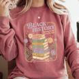 History Month Books Retro Black African Teacher Women Comfort Colors Sweatshirt Orchid History Month Books Retro Black African Teacher Women Comfort Colors Sweatshirt Orchid