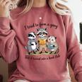 I Tried To Form A Gang But It Turned Into A Book-Club Reader Comfort Colors Sweatshirt Orchid