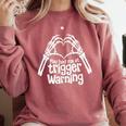 You Had Me At Trigger Warning Skeleton Book Reading Lover Comfort Colors Sweatshirt Orchid You Had Me At Trigger Warning Skeleton Book Reading Lover Comfort Colors Sweatshirt Orchid