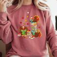Turkey Reading Books Fall Librarian Book Lover Teacher Kids Comfort Colors Sweatshirt Orchid Turkey Reading Books Fall Librarian Book Lover Teacher Kids Comfort Colors Sweatshirt Orchid