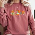 Turkey Reading Books Fall Thanksgiving Teacher Book Lovers Comfort Colors Sweatshirt Orchid Turkey Reading Books Fall Thanksgiving Teacher Book Lovers Comfort Colors Sweatshirt Orchid