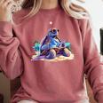 Turtle Wearing Sunglasses Reading A Book On The Beach Summer Comfort Colors Sweatshirt Orchid Turtle Wearing Sunglasses Reading A Book On The Beach Summer Comfort Colors Sweatshirt Orchid