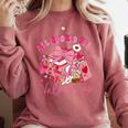Valentine All Booked Book Coffee Coquette Bow Girl Women Comfort Colors Sweatshirt Orchid Valentine All Booked Book Coffee Coquette Bow Girl Women Comfort Colors Sweatshirt Orchid