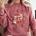 Valentines All Booked For Valentines Book Lovers Teacher Kid Comfort Colors Sweatshirt Orchid Valentines All Booked For Valentines Book Lovers Teacher Kid Comfort Colors Sweatshirt Orchid