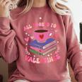 Valentines All Booked For Valentines Book Lovers Teacher Kid Premium Comfort Colors Sweatshirt Orchid Valentines All Booked For Valentines Book Lovers Teacher Kid Premium Comfort Colors Sweatshirt Orchid