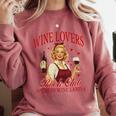Valentine’s Day Wine Lovers Book Club We Read Wine Labels Comfort Colors Sweatshirt Orchid Valentine’s Day Wine Lovers Book Club We Read Wine Labels Comfort Colors Sweatshirt Orchid
