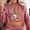 Wild About Reading Books Reader Lover Funny Teacher Animals For Men Women Kids Comfort Colors Sweatshirt Orchid Wild About Reading Books Reader Lover Funny Teacher Animals For Men Women Kids Comfort Colors Sweatshirt Orchid