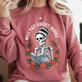 Will Yap About Books Comfort Colors Sweatshirt Orchid