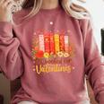 Women's All Booked For Valentine Teacher Valentines Reading Book Comfort Colors Sweatshirt Orchid Women's All Booked For Valentine Teacher Valentines Reading Book Comfort Colors Sweatshirt Orchid