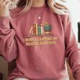 I Work To Support My Reading Addiction Books Lover Comfort Colors Sweatshirt Orchid I Work To Support My Reading Addiction Books Lover Comfort Colors Sweatshirt Orchid