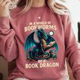 In a World Of Bookworms Be a Book Dragon Reading Comfort Colors Sweatshirt Orchid In a World Of Bookworms Be a Book Dragon Reading Comfort Colors Sweatshirt Orchid