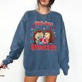 100 Days Smarter Shirt Cute Hedgehog Love Books School Tee Comfort Colors Sweatshirt Blue Jean