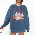 100th Day Of School Teachers 100 Days Of Coffee Chaos Books Comfort Colors Sweatshirt Blue Jean 100th Day Of School Teachers 100 Days Of Coffee Chaos Books Comfort Colors Sweatshirt Blue Jean