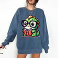 Adorable Book Lover Iguana With Reading Glasses Cute Comfort Colors Sweatshirt Blue Jean Adorable Book Lover Iguana With Reading Glasses Cute Comfort Colors Sweatshirt Blue Jean
