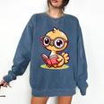 Adorable Book Lover Ostrich With Reading Glasses Cute Comfort Colors Sweatshirt Blue Jean Adorable Book Lover Ostrich With Reading Glasses Cute Comfort Colors Sweatshirt Blue Jean
