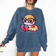 Adorable Book Lover Rattlesnake With Reading Glasses Cute Comfort Colors Sweatshirt Blue Jean Adorable Book Lover Rattlesnake With Reading Glasses Cute Comfort Colors Sweatshirt Blue Jean