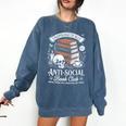Anti-Social Book Club Reader Books & Coffee Dark Academia Premium Tri-Blend Comfort Colors Sweatshirt Blue Jean Anti-Social Book Club Reader Books & Coffee Dark Academia Premium Tri-Blend Comfort Colors Sweatshirt Blue Jean
