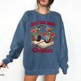 Audiobook Lover Bookish Headphones Just One More Chapter Comfort Colors Sweatshirt Blue Jean