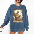 The Aunt Tarot Card Women Skeleton Aunty Book Lover Comfort Colors Sweatshirt Blue Jean The Aunt Tarot Card Women Skeleton Aunty Book Lover Comfort Colors Sweatshirt Blue Jean