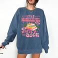 Author It's A Wonderful Day To Write A Book Comfort Colors Sweatshirt Blue Jean Author It's A Wonderful Day To Write A Book Comfort Colors Sweatshirt Blue Jean