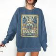 Banned Books Librarian Book Readers I m With The Banned Comfort Colors Sweatshirt Blue Jean Banned Books Librarian Book Readers I m With The Banned Comfort Colors Sweatshirt Blue Jean