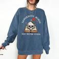 Banned Books Week Read Reading Book Lover Librarian Comfort Colors Sweatshirt Blue Jean