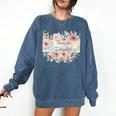 Barely Tolerable Book Floral Bookworm Lover Bookish Premium Comfort Colors Sweatshirt Blue Jean Barely Tolerable Book Floral Bookworm Lover Bookish Premium Comfort Colors Sweatshirt Blue Jean