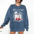 Bella Ciao Goodbye Beautiful Skull Book Of Dark Magic Occult Comfort Colors Sweatshirt Blue Jean Bella Ciao Goodbye Beautiful Skull Book Of Dark Magic Occult Comfort Colors Sweatshirt Blue Jean