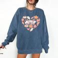 Big Book And Fall Heart Comfort Colors Sweatshirt Blue Jean Big Book And Fall Heart Comfort Colors Sweatshirt Blue Jean