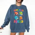 Book Fair Squad Comfort Colors Sweatshirt Blue Jean