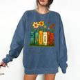 Book Flower 8647 Foxtrots Deltas Tangos Comfort Colors Sweatshirt Blue Jean Book Flower 8647 Foxtrots Deltas Tangos Comfort Colors Sweatshirt Blue Jean