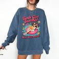 Book Girl Summer Beach Vacation Book Lover Comfort Colors Sweatshirt Blue Jean Book Girl Summer Beach Vacation Book Lover Comfort Colors Sweatshirt Blue Jean