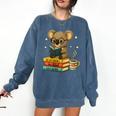 Book Lover Koala Reading Bookish Library Read Books Be Kind Comfort Colors Sweatshirt Blue Jean Book Lover Koala Reading Bookish Library Read Books Be Kind Comfort Colors Sweatshirt Blue Jean