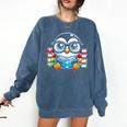 Book Lover Reading Penguin Comfort Colors Sweatshirt Blue Jean Book Lover Reading Penguin Comfort Colors Sweatshirt Blue Jean