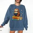 Book Lover Sloth Reading Bookish Library Read Books Be Kind Comfort Colors Sweatshirt Blue Jean Book Lover Sloth Reading Bookish Library Read Books Be Kind Comfort Colors Sweatshirt Blue Jean