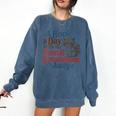 Book Lovers a Book a Day Keeps The Mental Breakdown Away Comfort Colors Sweatshirt Blue Jean