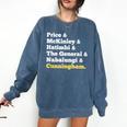 The Book Of Mormon Musical Characters Comfort Colors Sweatshirt Blue Jean