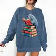 Book Reading Book Reader Manatees Sea Animal Sea Cow Manatee Comfort Colors Sweatshirt Blue Jean Book Reading Book Reader Manatees Sea Animal Sea Cow Manatee Comfort Colors Sweatshirt Blue Jean