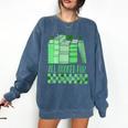 All Booked For St Patrick's Day Book Lover Lucky Shamrock Comfort Colors Sweatshirt Blue Jean All Booked For St Patrick's Day Book Lover Lucky Shamrock Comfort Colors Sweatshirt Blue Jean