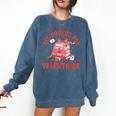 All Booked For Valentines Bow Heart Book Lover Valentine Day Comfort Colors Sweatshirt Blue Jean All Booked For Valentines Bow Heart Book Lover Valentine Day Comfort Colors Sweatshirt Blue Jean