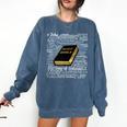 Books Of The Bible Comfort Colors Sweatshirt Blue Jean