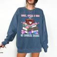 Books Coffee Yarn Lover My Favorite Things Comfort Colors Sweatshirt Blue Jean Books Coffee Yarn Lover My Favorite Things Comfort Colors Sweatshirt Blue Jean
