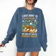 Books And Crested Gecko Owner Crestie Lover Comfort Colors Sweatshirt Blue Jean Books And Crested Gecko Owner Crestie Lover Comfort Colors Sweatshirt Blue Jean
